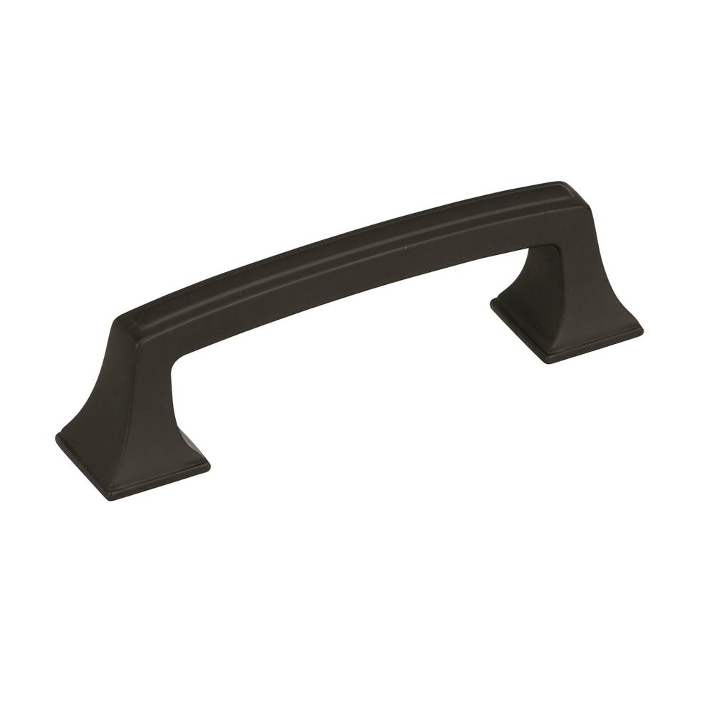 Amerock Mulholland 3 in (76 mm) Center-to-Center Black Bronze Cabinet Pull