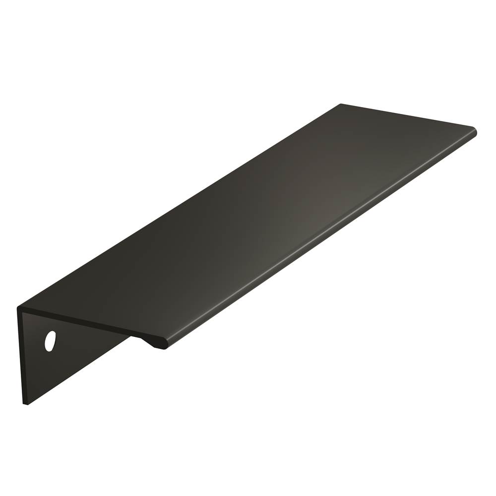 Amerock Edge Pull 5-1/16 in (128 mm) Center-to-Center Flat Black Cabinet Pull