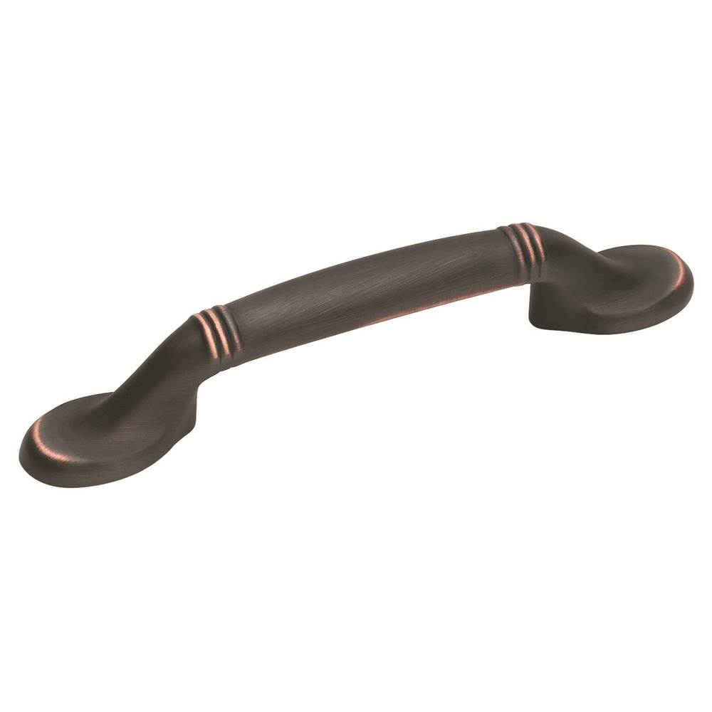 Amerock Sterling Traditions 3 in (76 mm) Center-to-Center Oil-Rubbed Bronze Cabinet Pull