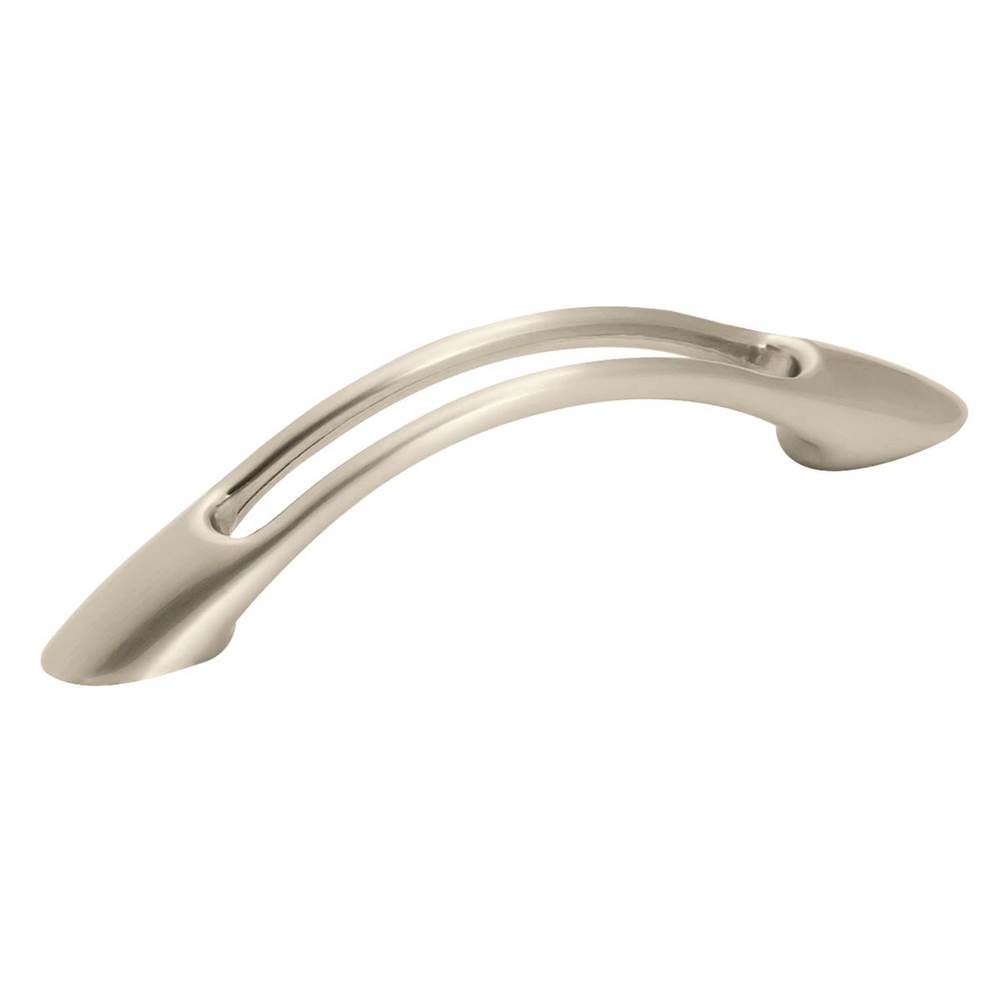 Amerock Essential''Z 3 in (76 mm) Center-to-Center Satin Nickel Cabinet Pull