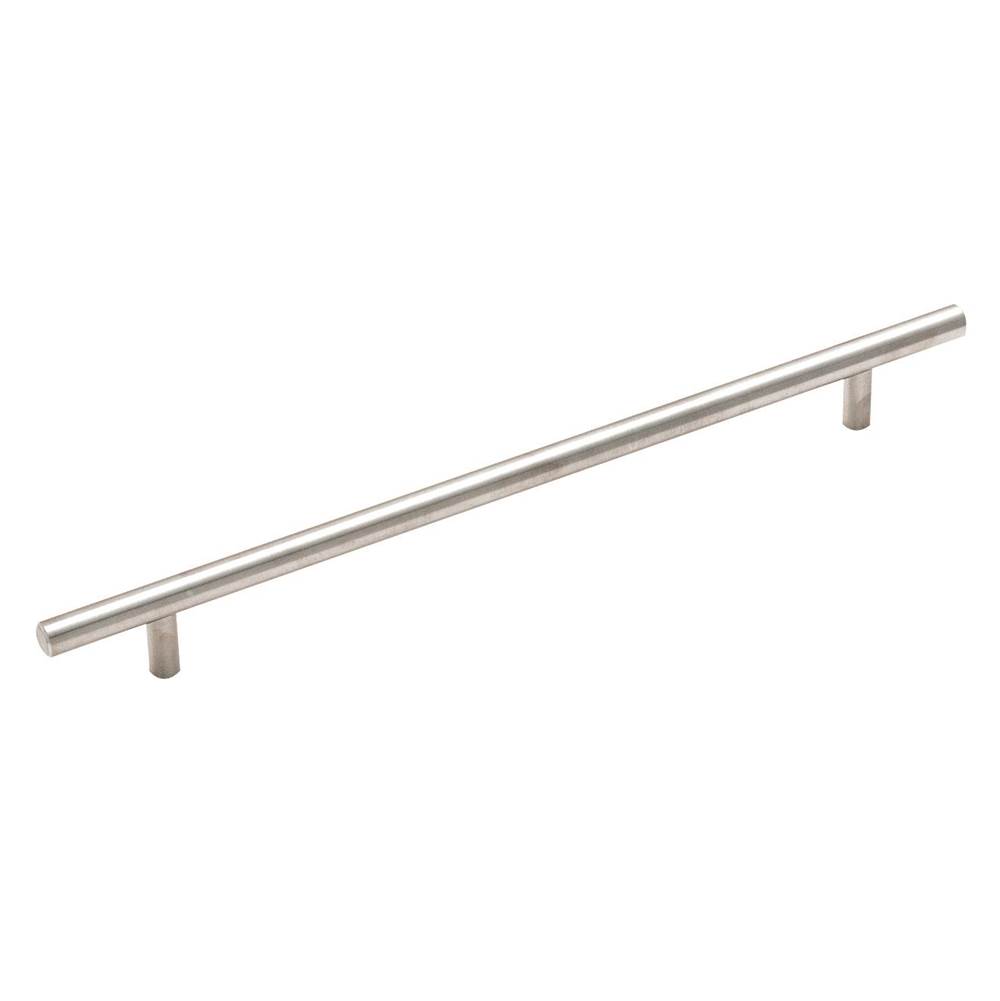 Amerock Bar Pulls 10-1/16 in (256 mm) Center-to-Center Stainless Steel Cabinet Pull