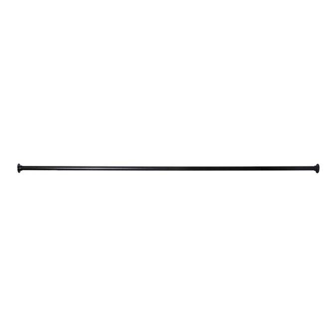Barclay 4100 Straight Rod, 36'', w/310 Flanges, Matte Black