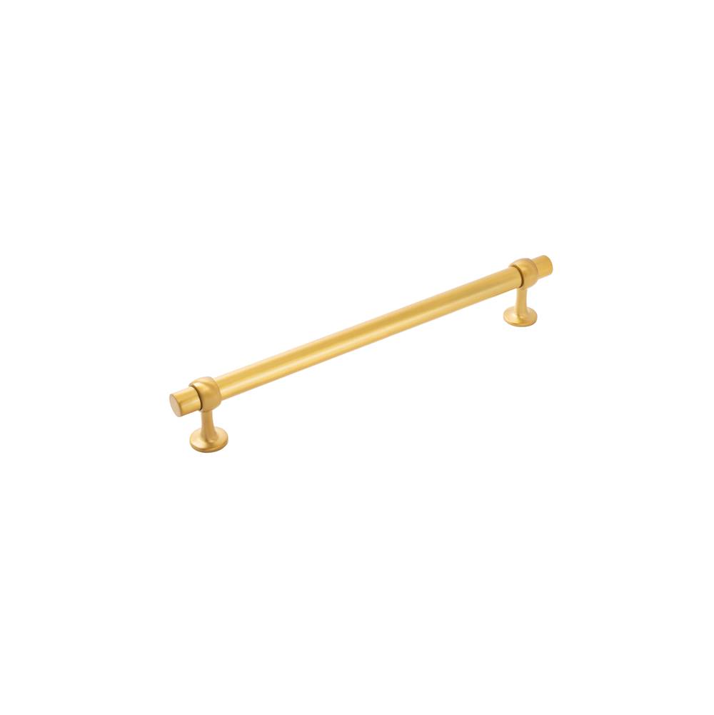 Belwith Keeler Ostia Collection Appliance Pull 12 Inch Center to Center Brushed Golden Brass Finish