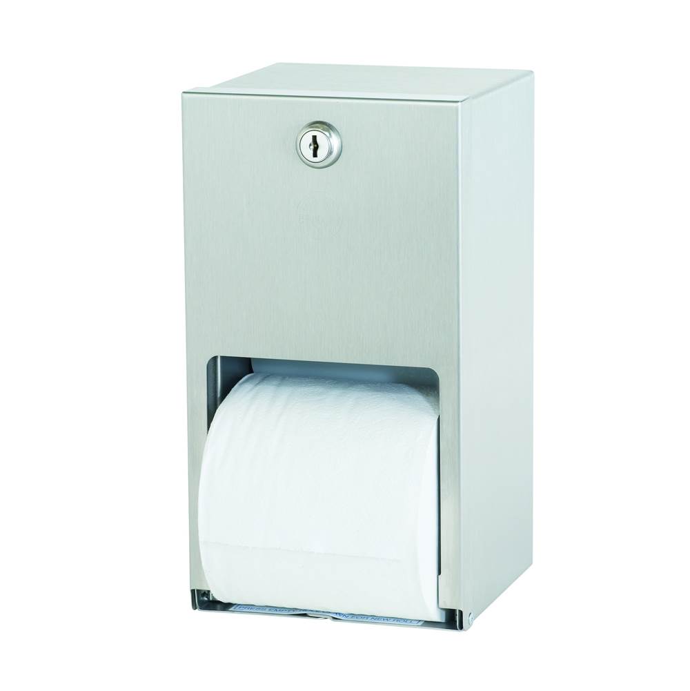 Bradley Toilet Tissue Disp, Surface, Dual
