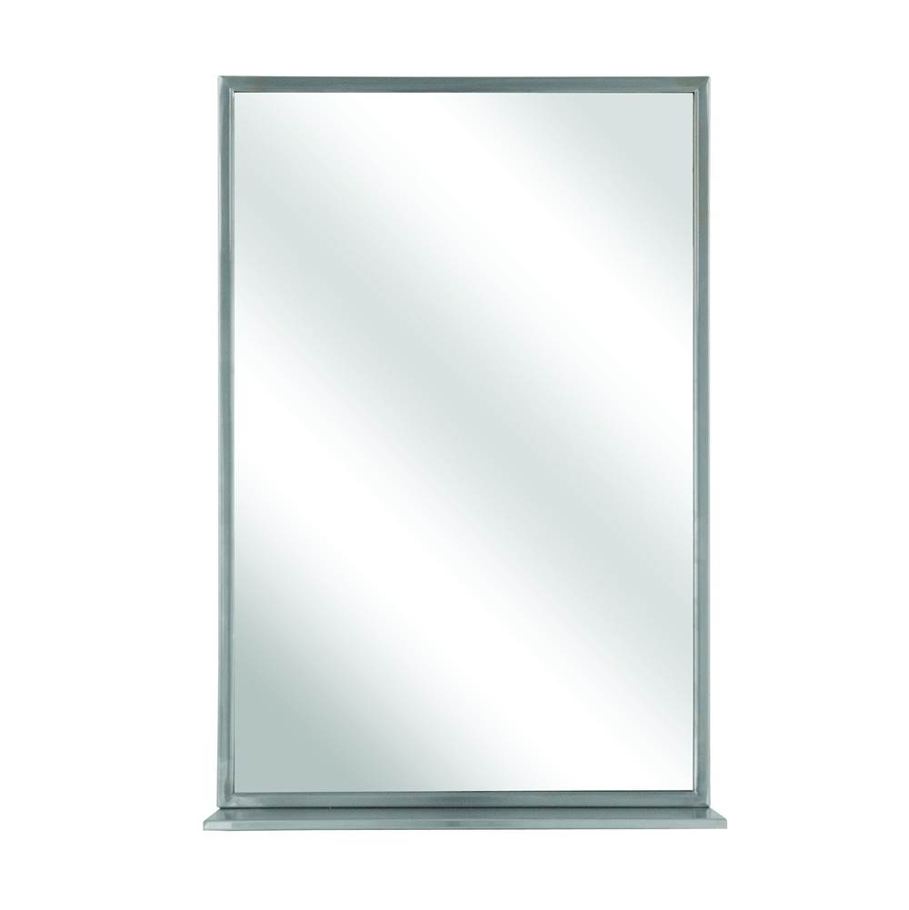 Bradley Mirror, Angle Frame, 24x30, Shelf