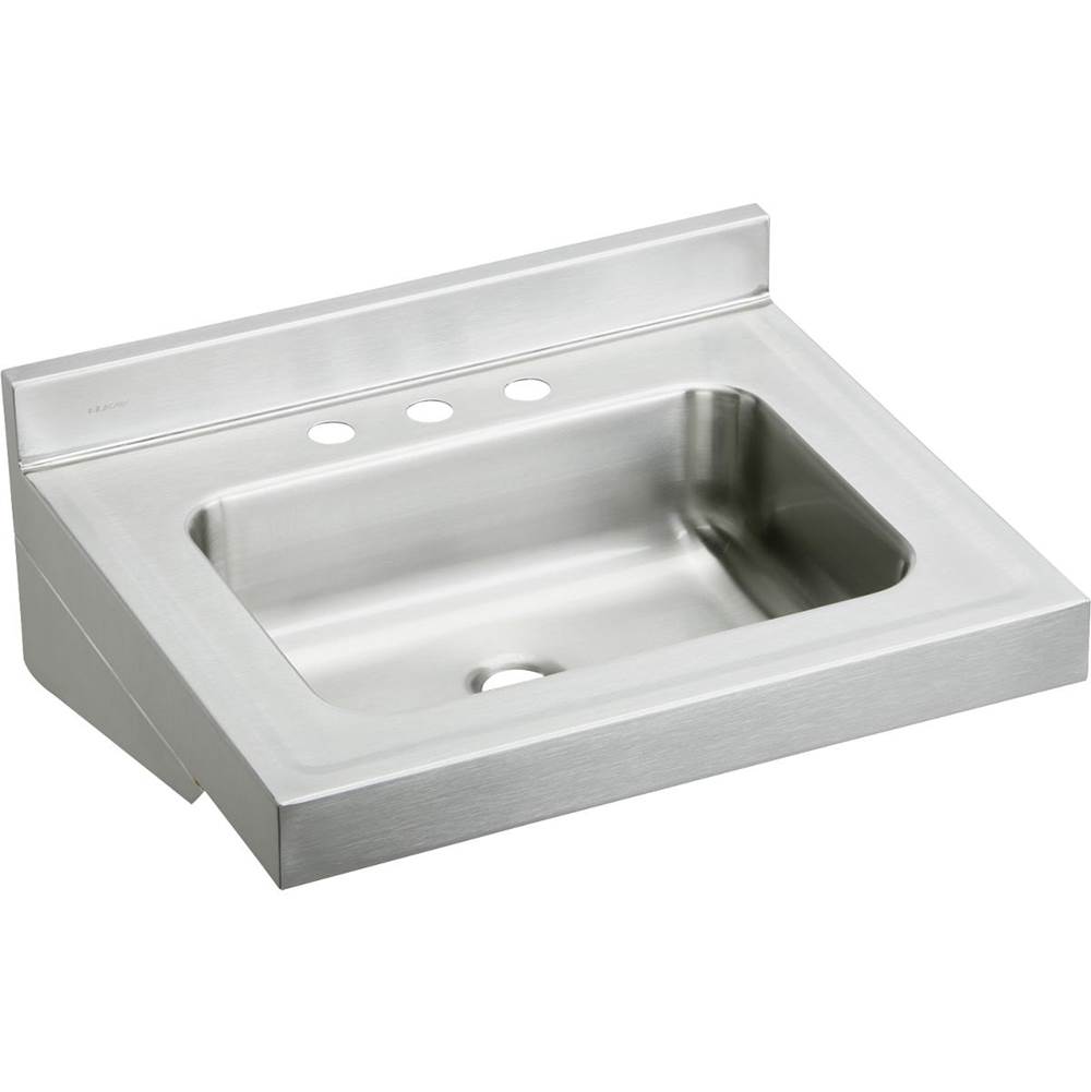 Elkay Stainless Steel 22'' x 19'' x 5-1/2'', Wall Hung Lavatory Sink