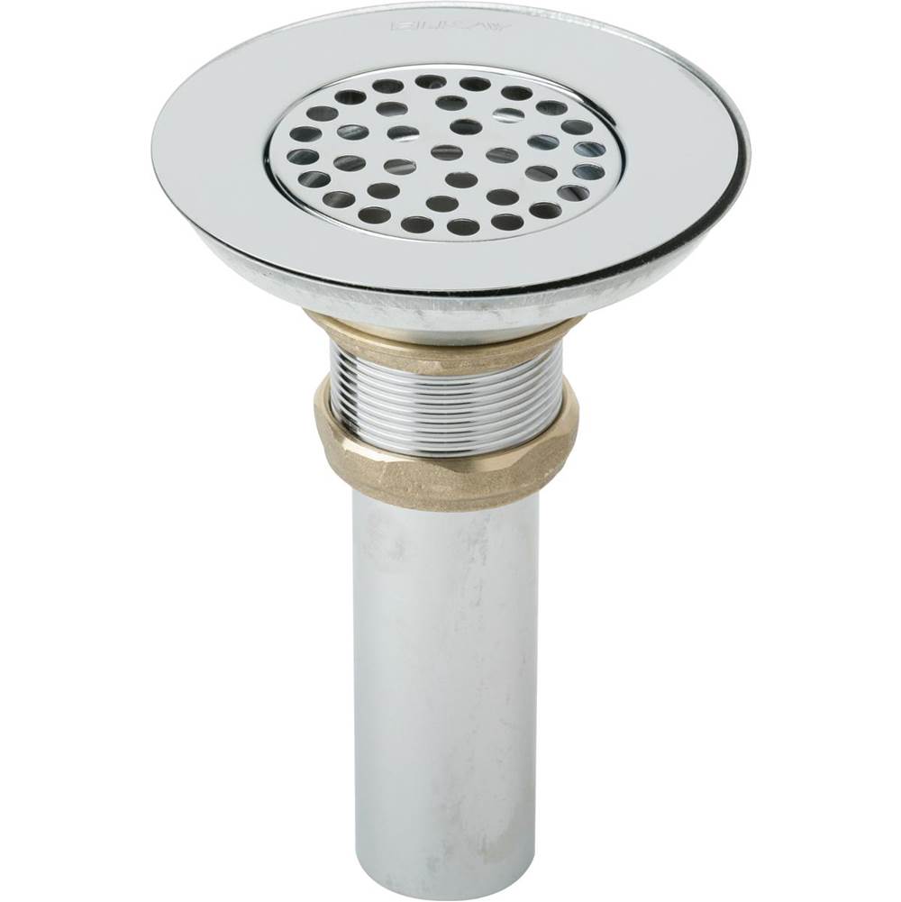 Elkay 3-1/2'' Drain Type 304 Stainless Steel Body, Strainer and Tailpiece