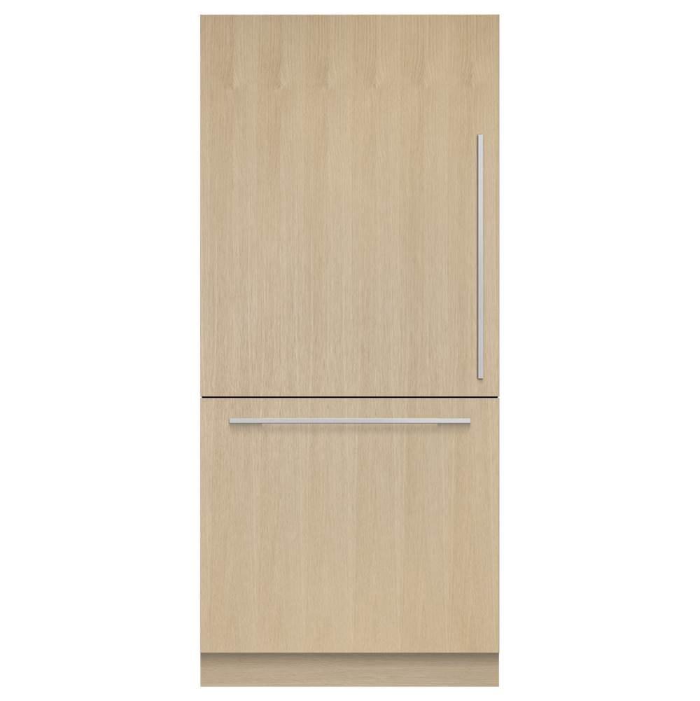 Fisher & Paykel 36'' Bottom Mount Refrigerator Freezer, 80'' H, 16.8 cu ft, Panel Ready, Ice Only, Left Hinge