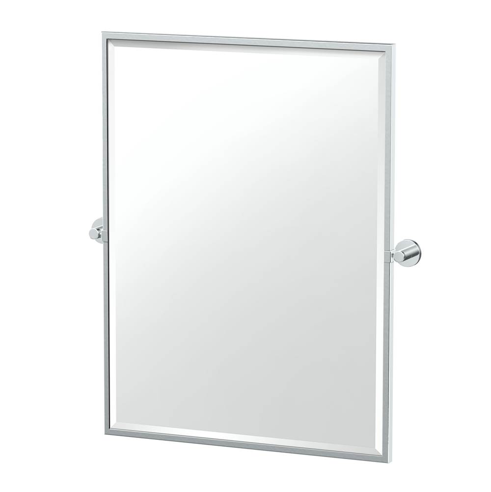 Gatco Reveal 32.5''H Framed Rect Mirror Chrome