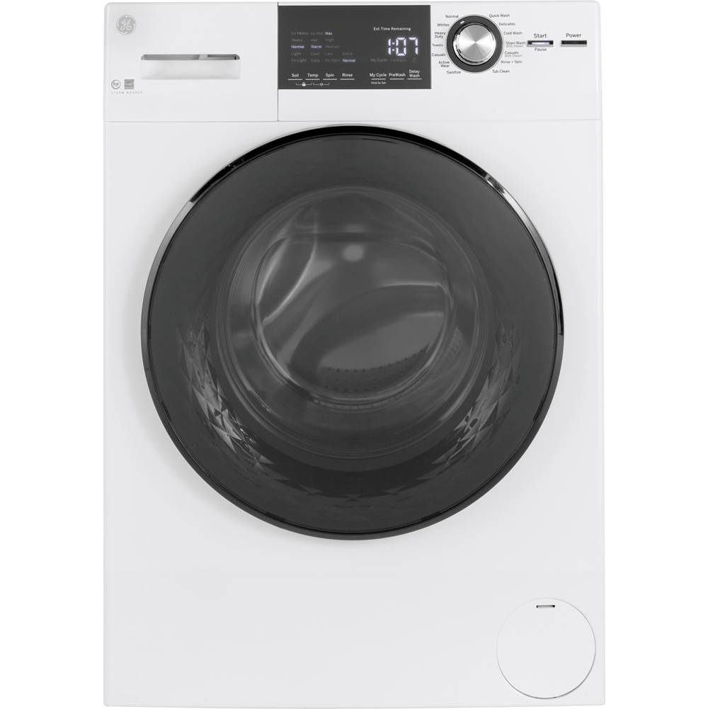 GE Appliances GE 24'' 2.4 Cu. Ft. ENERGY STAR Front Load Washer with Steam