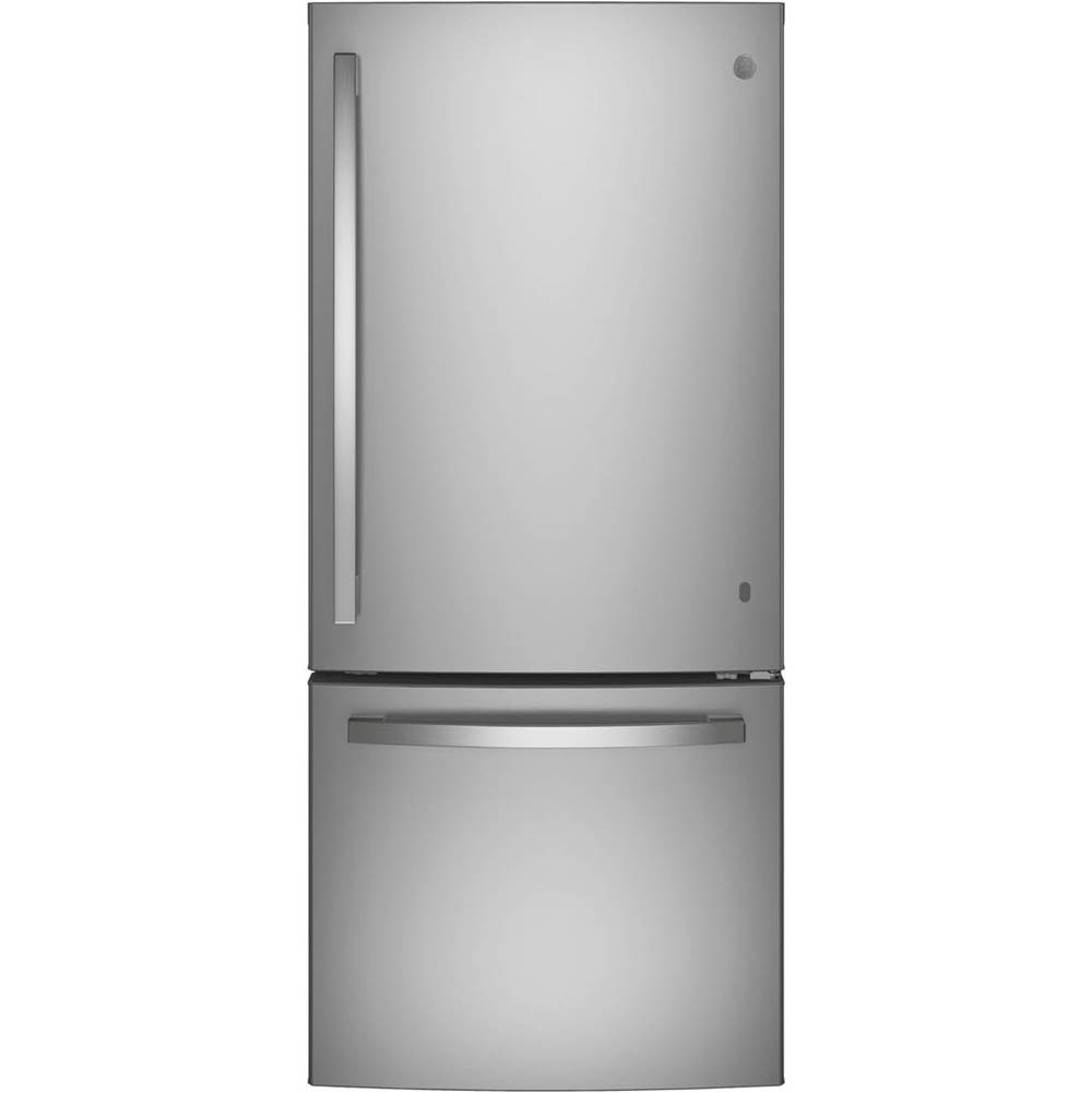 GE Appliances ENERGY STAR 21.0 Cu. Ft. Bottom-Freezer Refrigerator