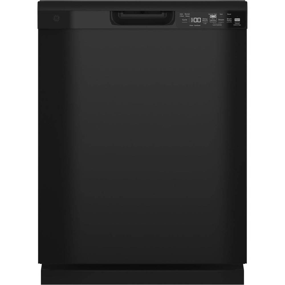 GE Appliances Front Control with Plastic Interior Dishwasher with Sanitize Cycle and Dry Boost
