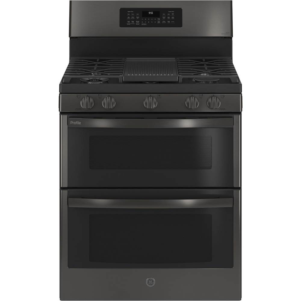 GE Profile Series 30'' Free-Standing Gas Double Oven Convection Range With No Preheat Air Fry