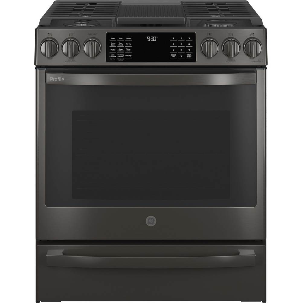 GE Profile Series 30'' Smart Slide-In Front-Control Gas Range With No Preheat Air Fry