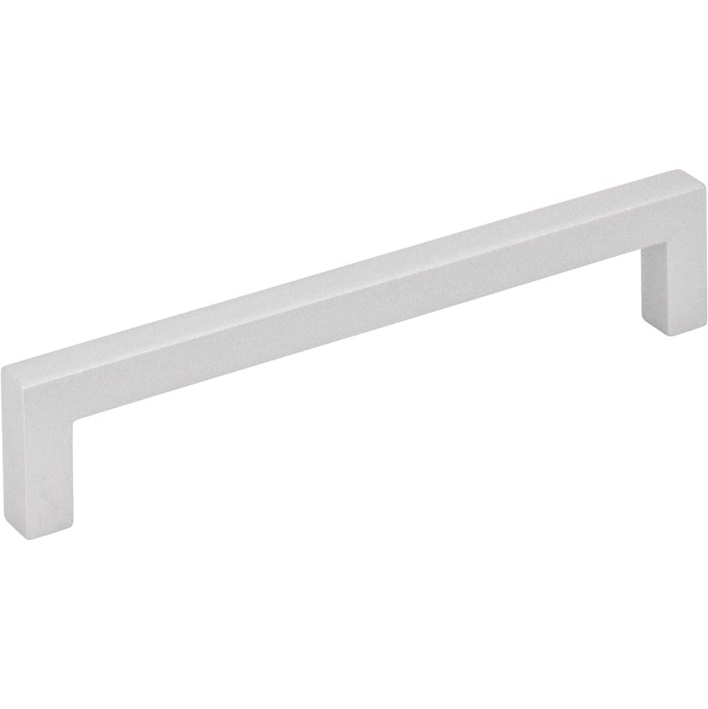 Hardware Resources 128 mm Center-to-Center Matte Silver Square Stanton Cabinet Bar Pull