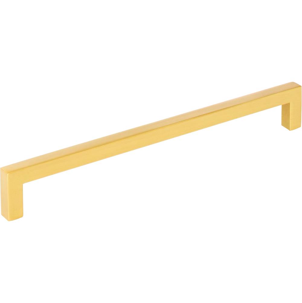 Hardware Resources 192 mm Center-to-Center Brushed Gold Square Stanton Cabinet Bar Pull