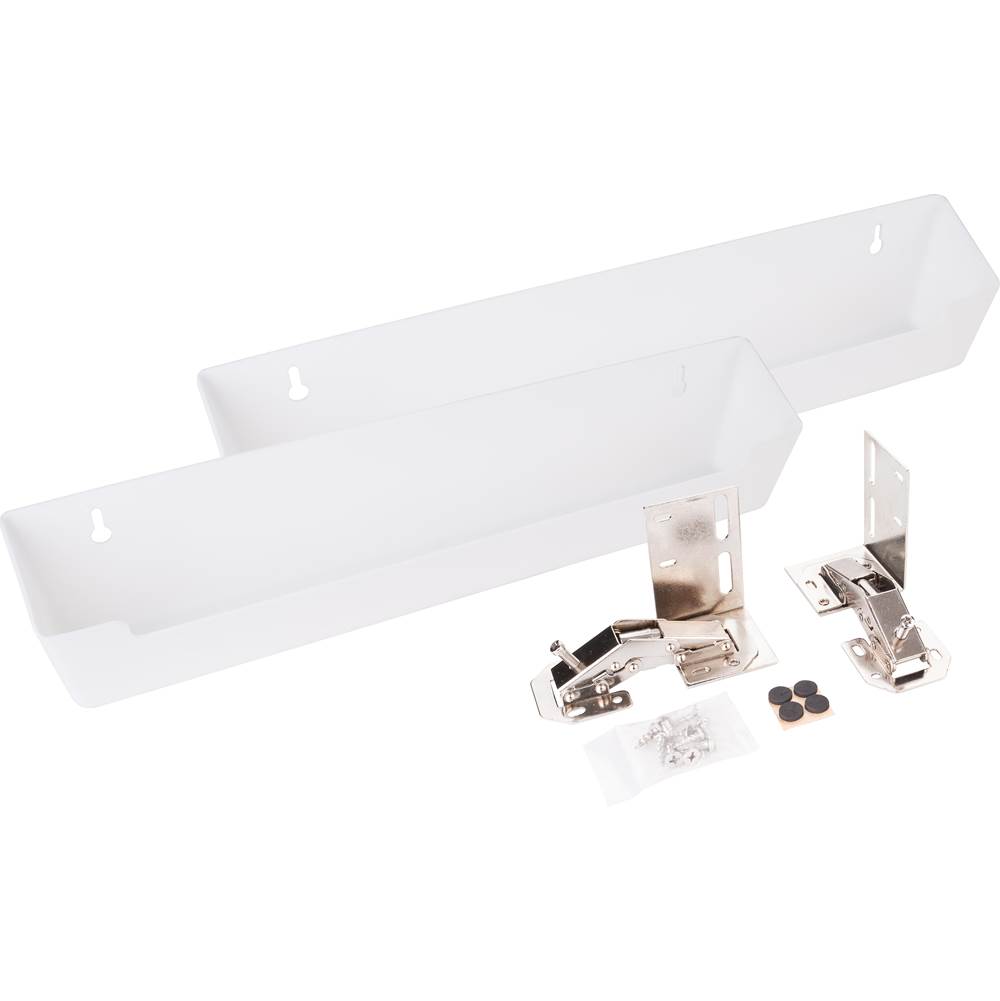 Hardware Resources 14'' Plastic Tip-Out Tray Kit for Sink Front