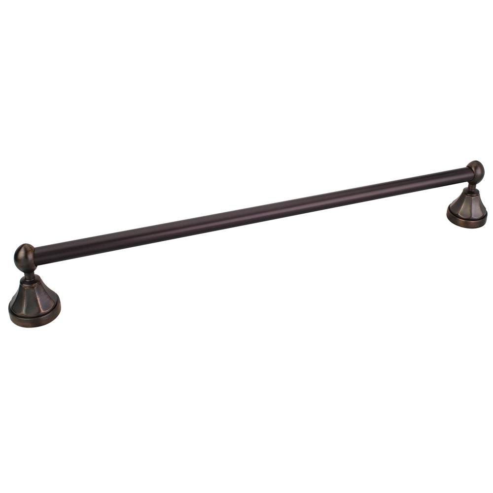 Hardware Resources Newbury Brushed Oil Rubbed Bronze 24'' Single Towel Bar - Contractor Packed