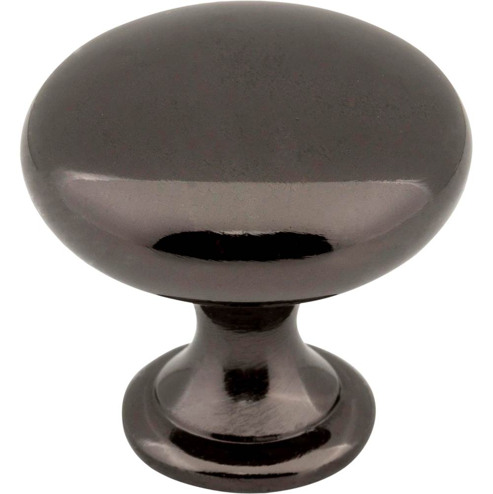 Hardware Resources 1-3/16'' Diameter Black Nickel Madison Cabinet Mushroom Knob