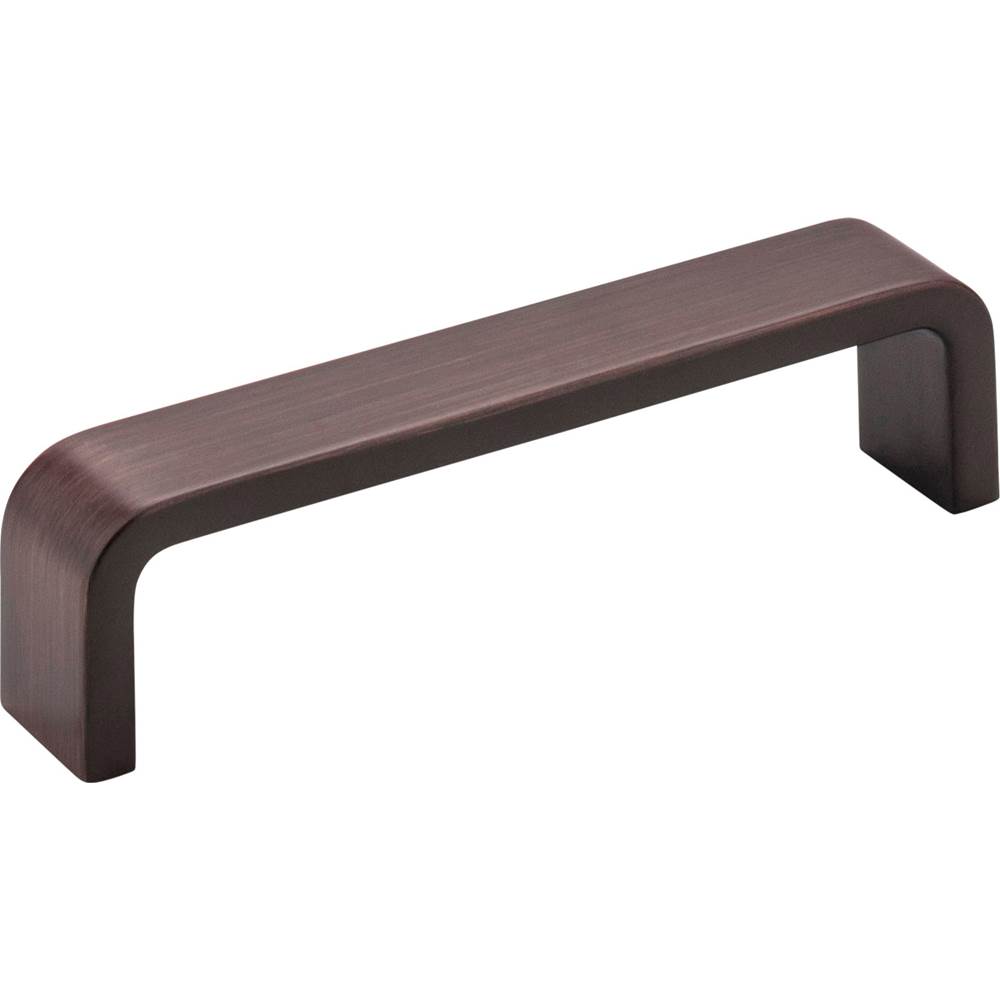 Hardware Resources 4'' Center-to-Center Brushed Oil Rubbed Bronze Square Asher Cabinet Pull