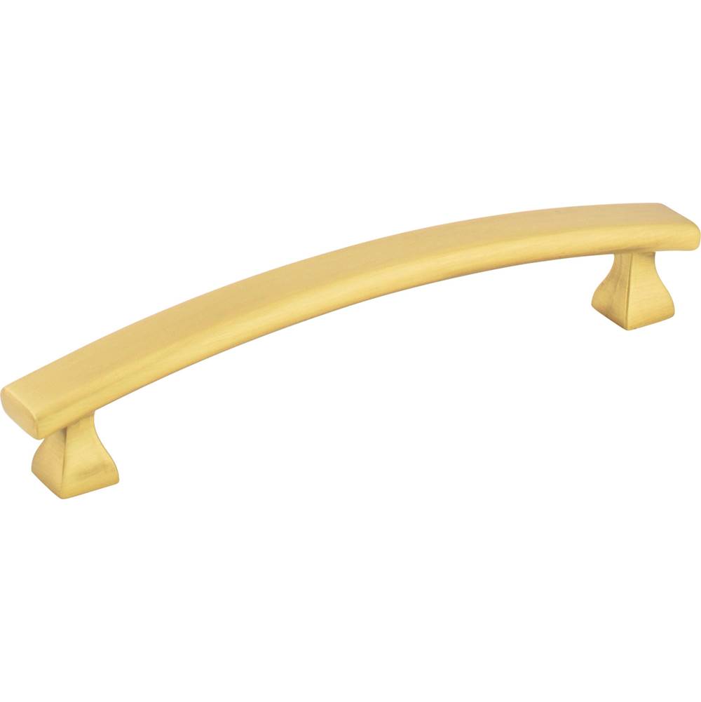 Hardware Resources 128 mm Center-to-Center Brushed Gold Square Hadly Cabinet Pull