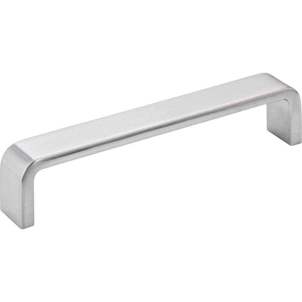 Hardware Resources 128 mm Center-to-Center Brushed Chrome Square Asher Cabinet Pull