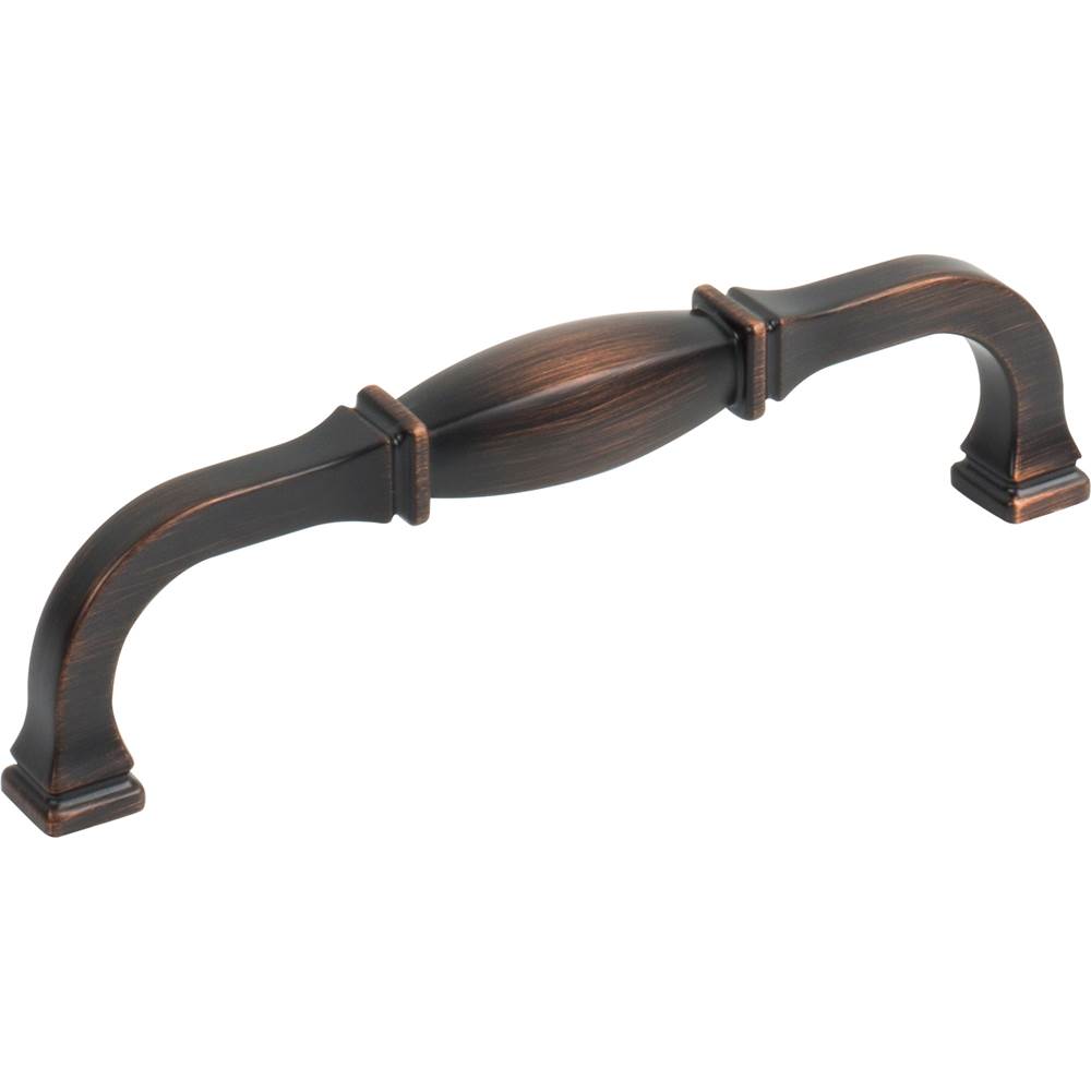 Jeffrey Alexander 128 mm Center-to-Center Brushed Oil Rubbed Bronze Audrey Cabinet Pull