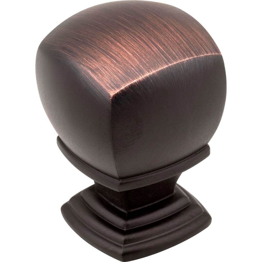 Jeffrey Alexander 1'' Overall Length  Brushed Oil Rubbed Bronze Katharine Cabinet Knob