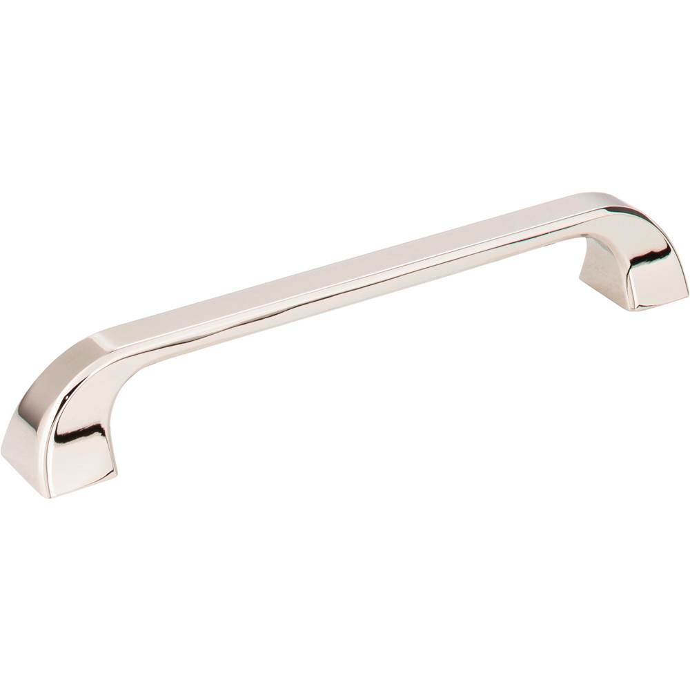 Jeffrey Alexander 160 mm Center-to-Center Polished Nickel Square Marlo Cabinet Pull