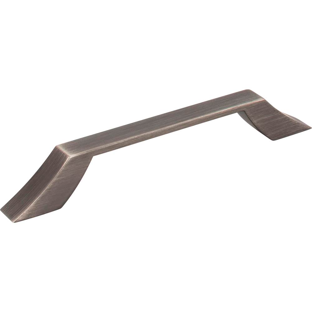 Jeffrey Alexander 128 mm Center-to-Center Brushed Pewter Square Royce Cabinet Pull