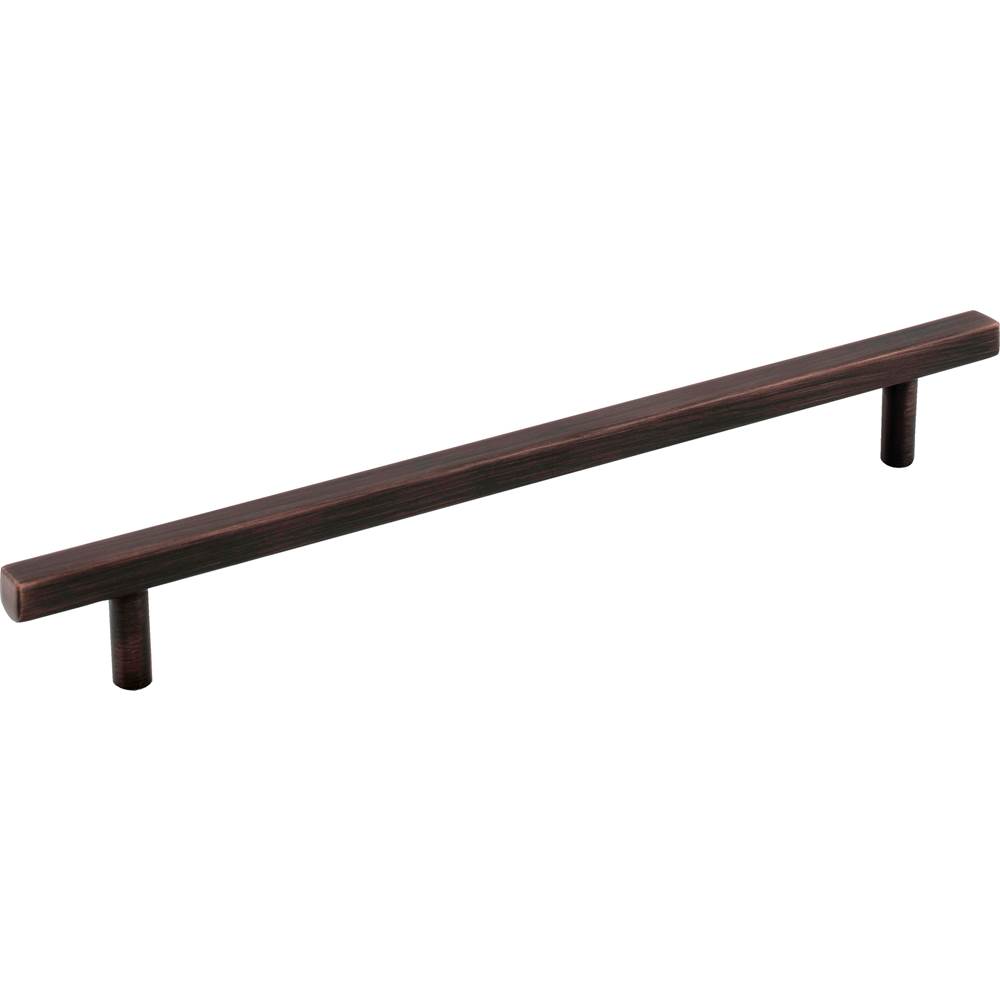 Jeffrey Alexander 192 mm Center-to-Center Brushed Oil Rubbed Bronze Square Dominique Cabinet Bar Pull