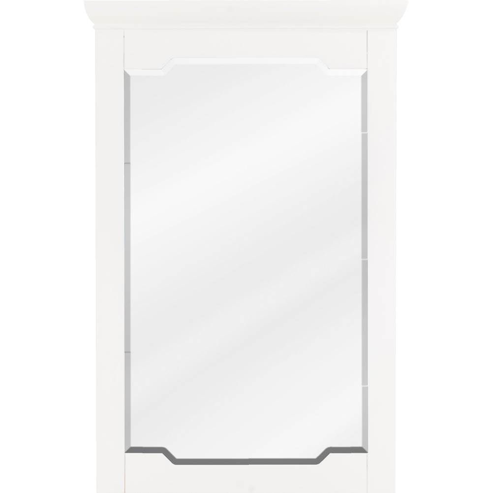 Jeffrey Alexander 22'' W x 1-1/2'' D x 34'' H White Chatham mirror