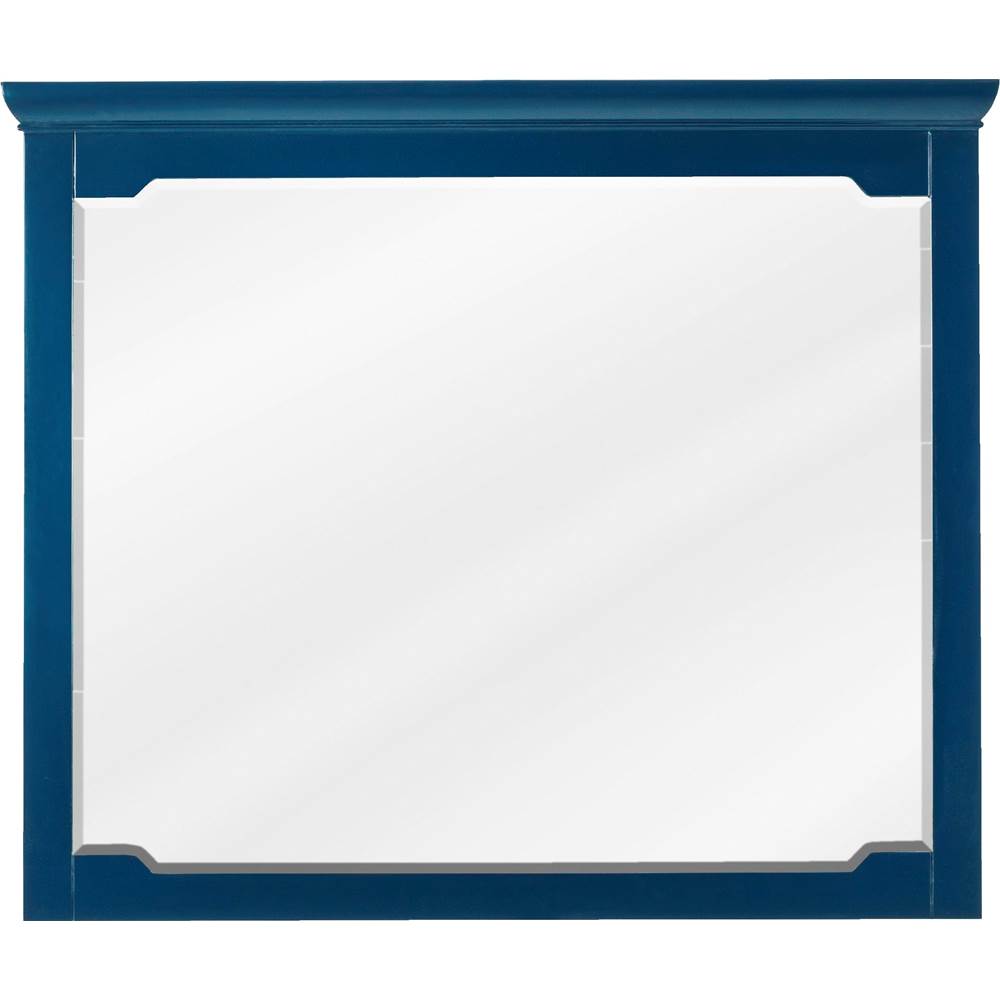Jeffrey Alexander 40'' W x 1-1/2'' D x 34'' H Hale Blue Chatham mirror