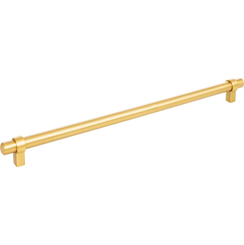 Jeffrey Alexander 319 mm Center-to-Center Brushed Gold Key Grande Cabinet Bar Pull