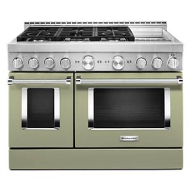 Kitchen Aid 48'' Gas Commercial Style Range W/Griddle
