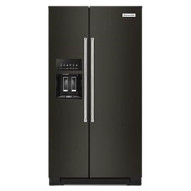 Kitchen Aid Kitchenaid 20 Cu Ft, Counter Depth Sxs Refrigerator, Exterior Ice And Water Dispenser
