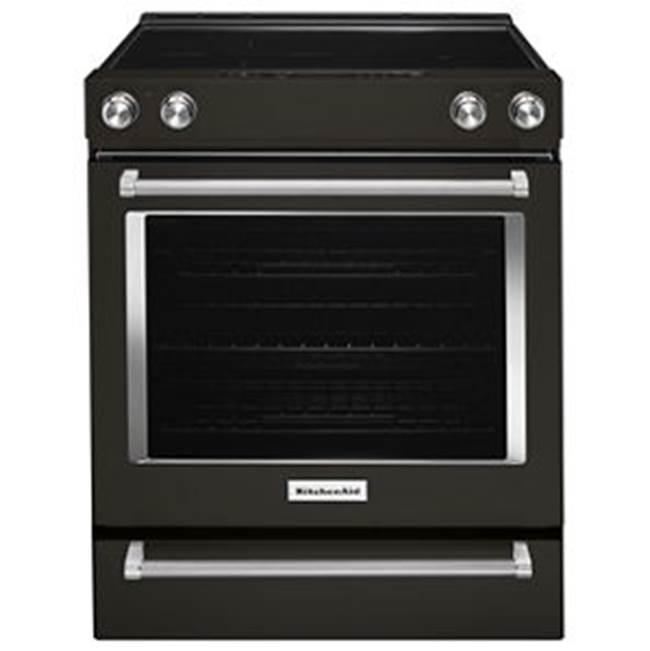 Kitchen Aid 30 in. Self-Cleaning Ceramic Glass Cooktop Slide-In Electric Range