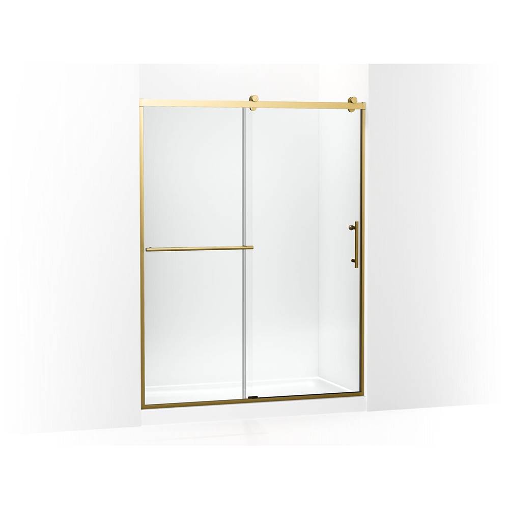 Kohler Rely™ 77'' H sliding shower door with 3/8''-thick glass