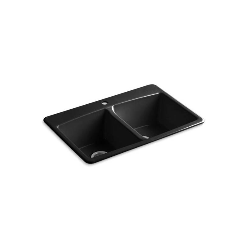 Kohler Brookfield™ 33'' top-mount double-bowl kitchen sink