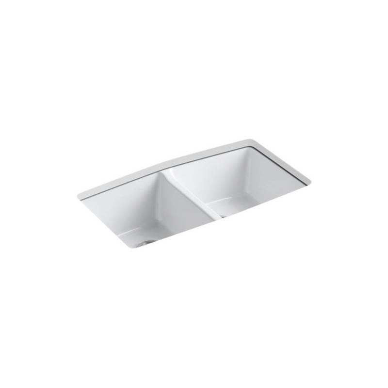 Kohler Brookfield™ 33'' x 22'' x 9-5/8'' undermount double-equal kitchen sink