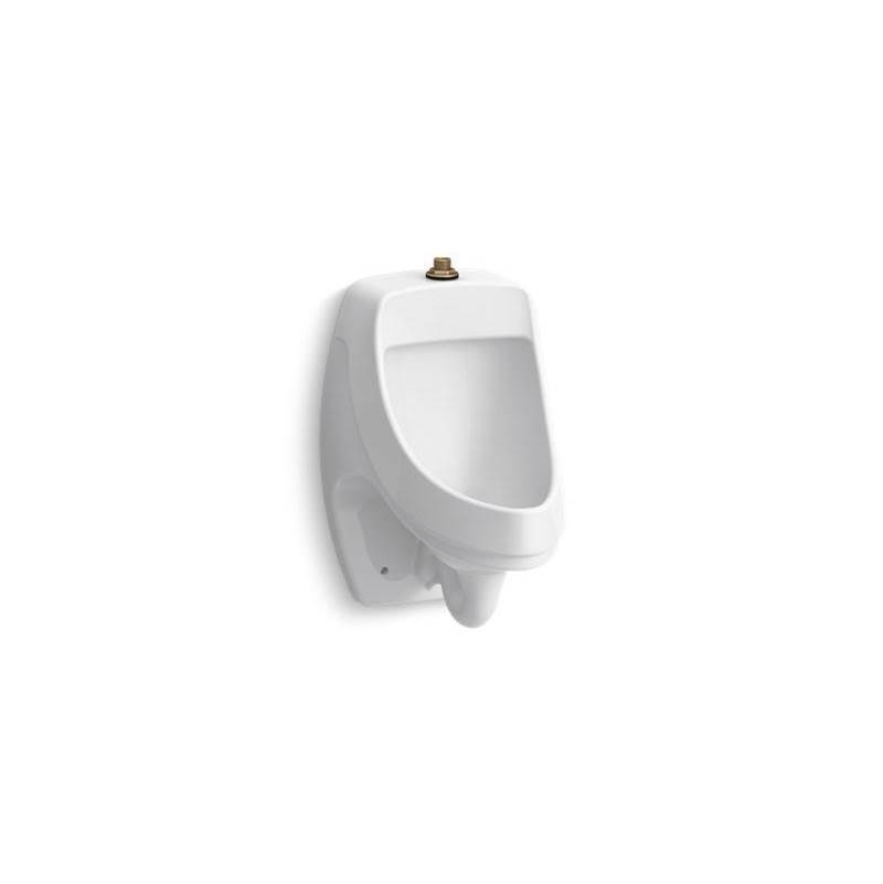 Kohler Dexter™ Washout wall-mount 0.125 gpf urinal with top spud, antimicrobial