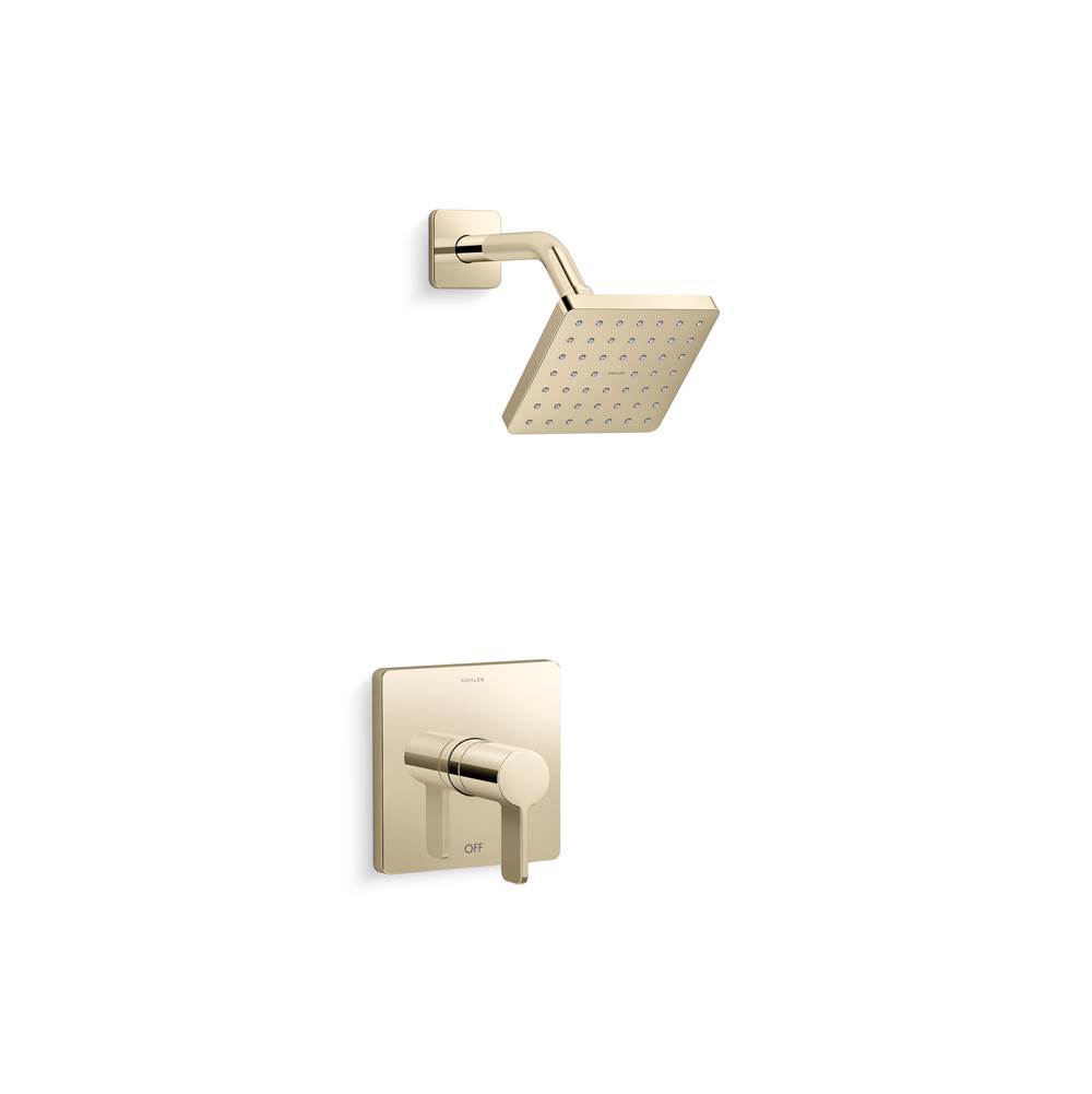 Kohler Parallel Rite-Temp Shower Trim Kit With Lever Handle 2.5 Gpm