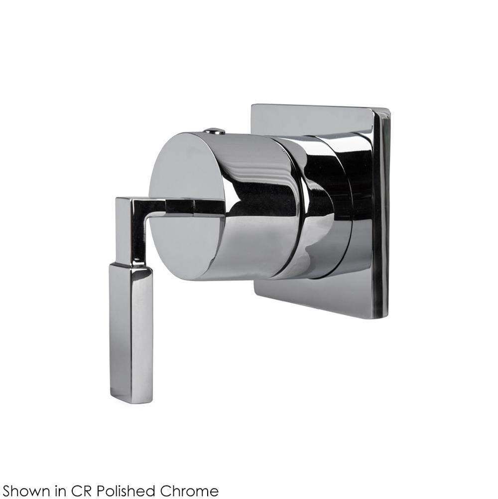 Lacava TRIM ONLY - 3-Way diverter valve GPM 10 (43.5 PSI) with square back plate and lever handle