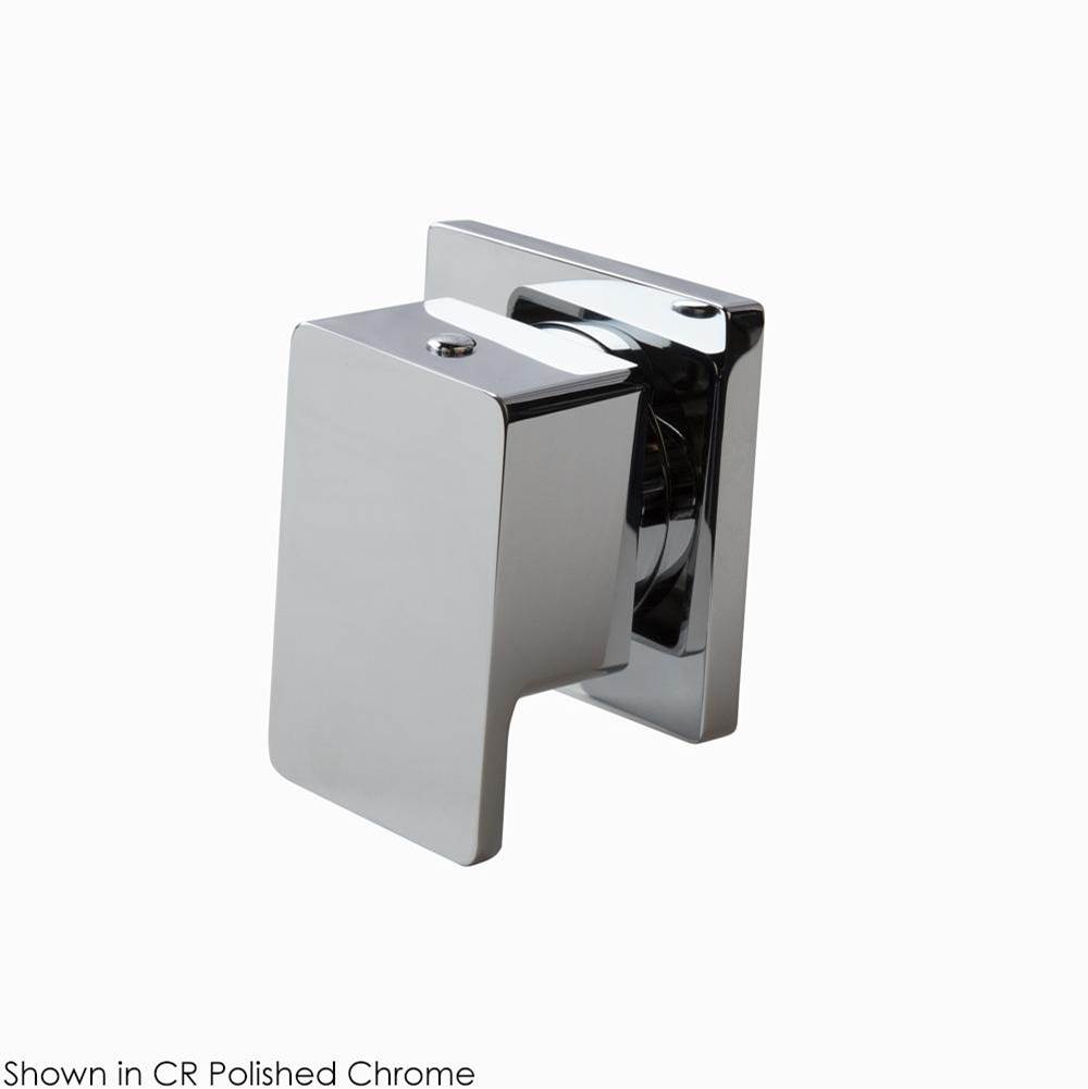 Lacava TRIM ONLY - 2-Way diverter valve GPM 10 (43.5 PSI) with square back plate and lever handle