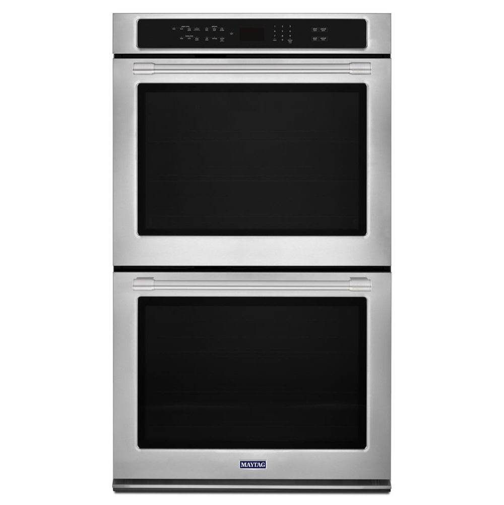 Maytag 27-Inch Wide Double Wall Oven With True Convection - 8.6 Cu. Ft.