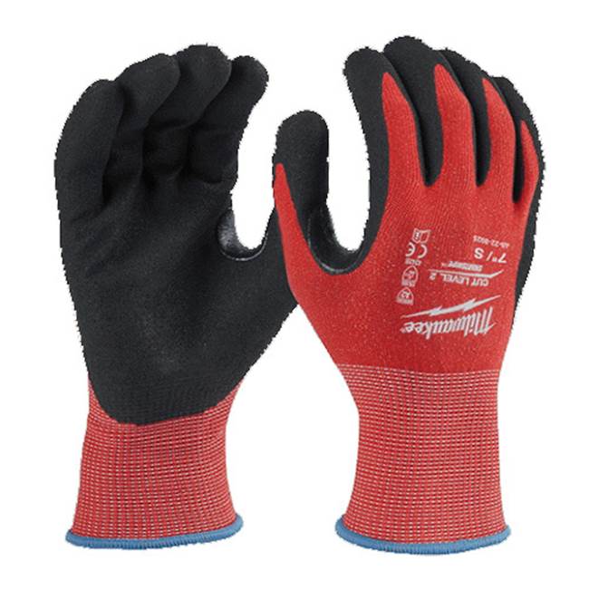 Milwaukee Tool Cut Level 2 Nitrile Dipped Gloves