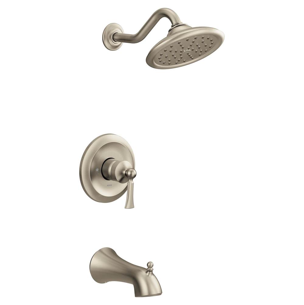 Moen Wynford M-CORE 3-Series 1-Handle Tub and Shower Trim Kit in Brushed Nickel (Valve Sold Separately)