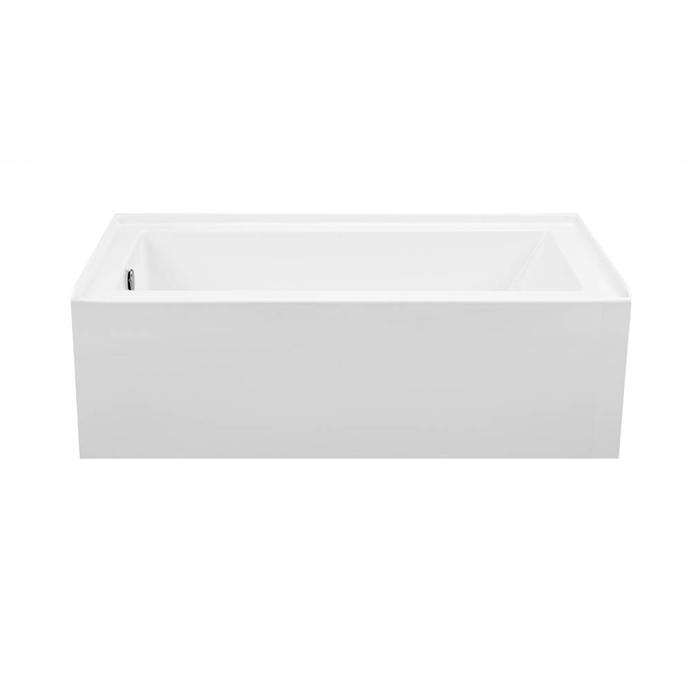 MTI Baths Cameron 3 Acrylic Cxl Integral Skirted Lh Drain Air  Bath - White (66X32)