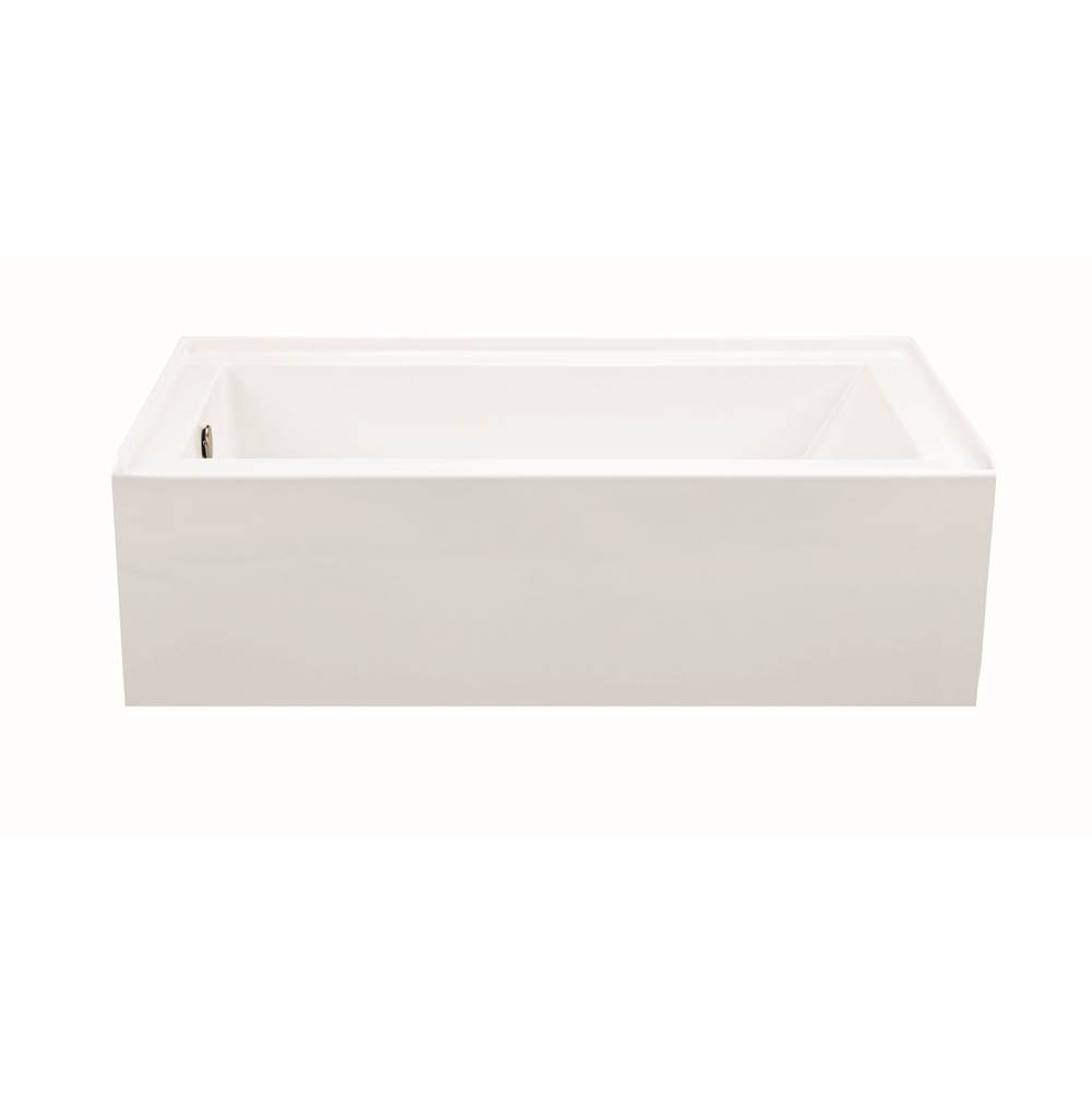 MTI Baths Cameron 4 Dolomatte Integral Skirted Lh Drain Soaker - White (60X30.5)