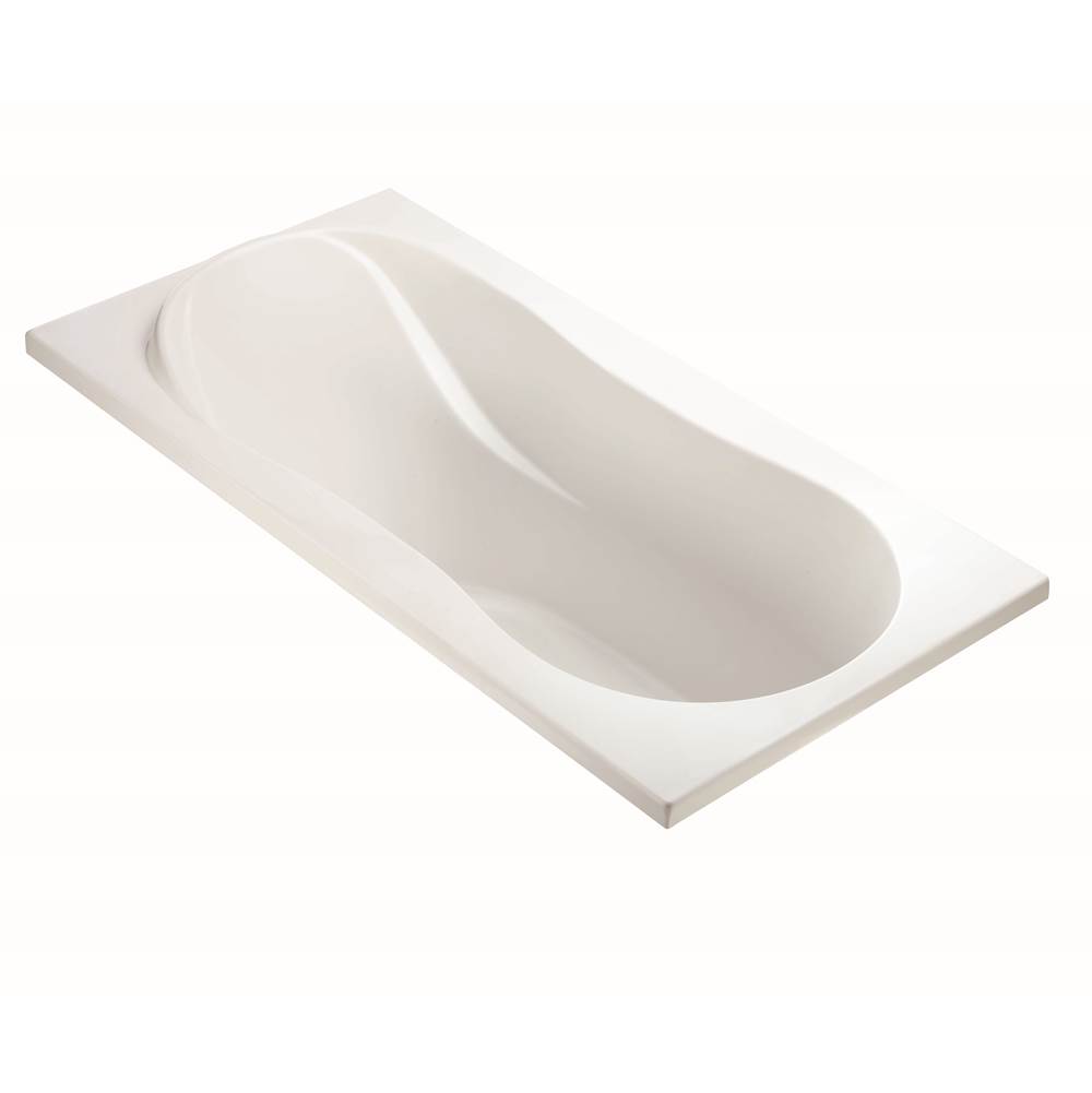 MTI Baths Reflection 1 Dolomatte Drop In Air Bath Elite/Microbubbles - White (65.75X35.75)